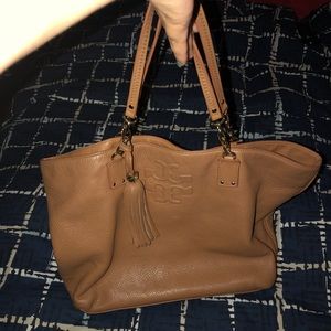 Tory Burch Thea Brown Leather Bag